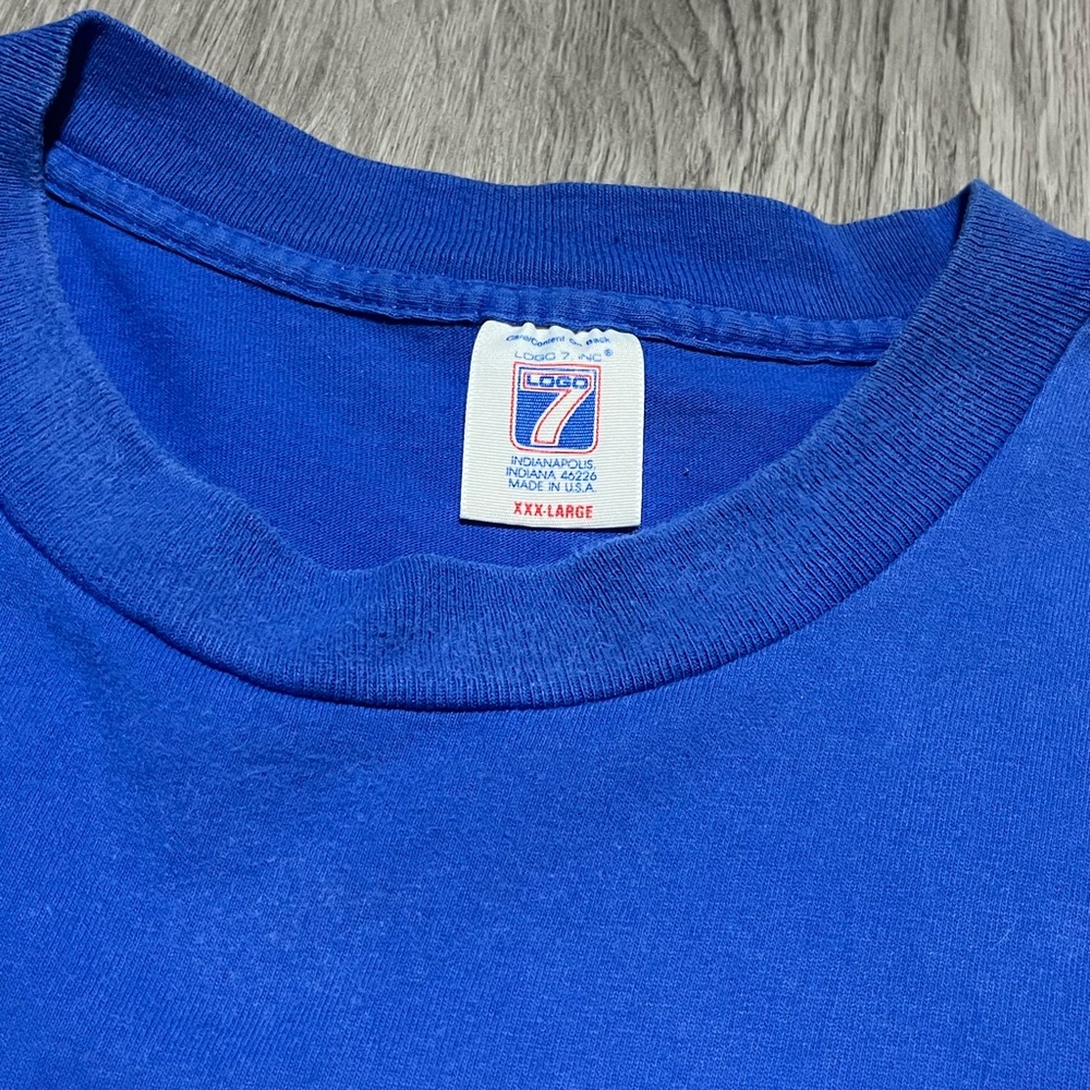1993 Logo7 vintage 90s Toronto Blue Jays MLB baseball graphic big logo T-shirt - Picture 6 of 12